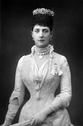 Alexandra, Königin-Gemahlin von Edward VII. von Großbritannien, ca. 1890